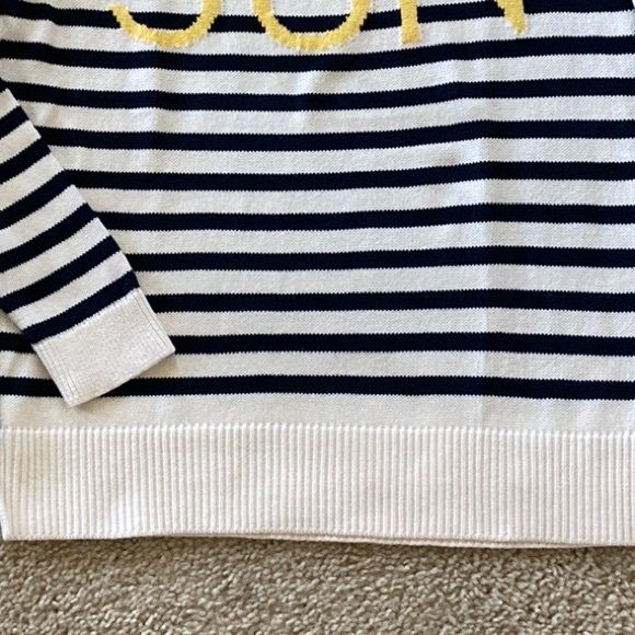 LOFT Striped ‘SUN’ Sweater - Picture 5 of 6